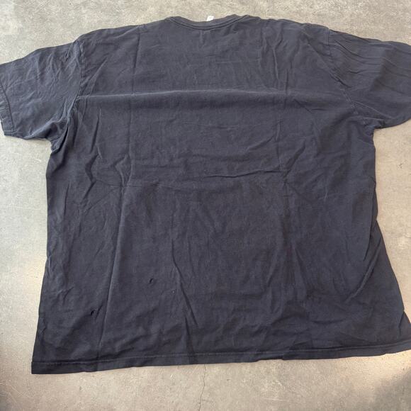 Vintage Y2K Biggie Smalls Rap King Graphic Artist Black Tee Men XXL - Picture 2 of 5